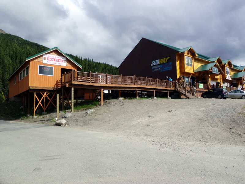 Thai restaurant elevated above winter snowline