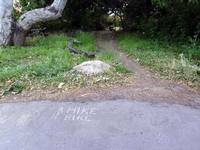 Hike and Bike marking
