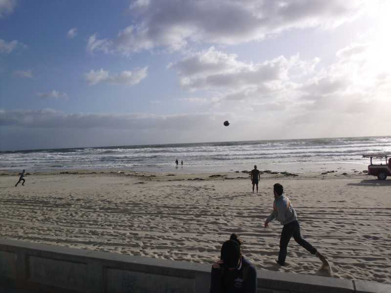 beach football