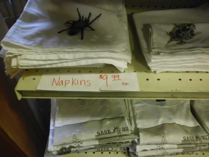 spider napkin