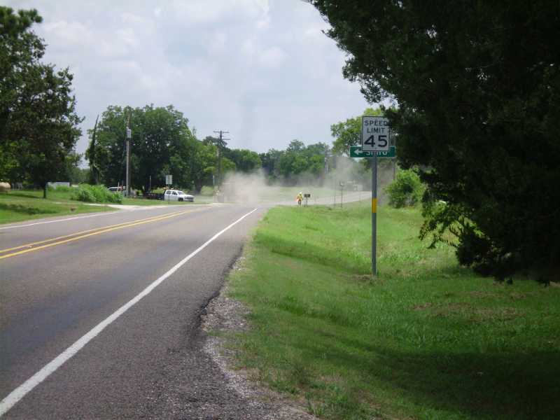 road construction on 1486