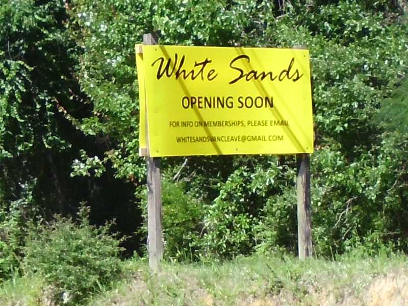 White Sands is closed