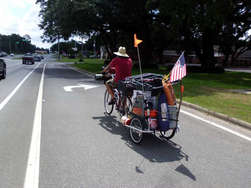 long distance cyclist