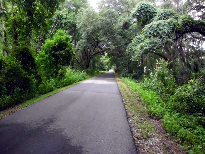 bike path after Putnam Hall