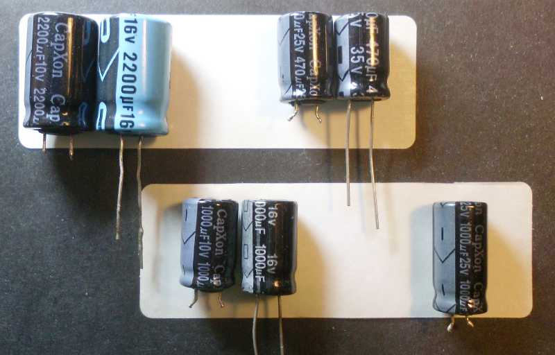 capacitor replacements