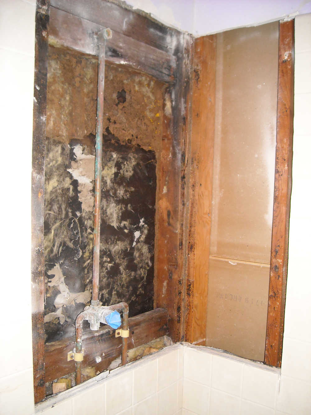 Partially Demolish a Tile Shower Small Projects